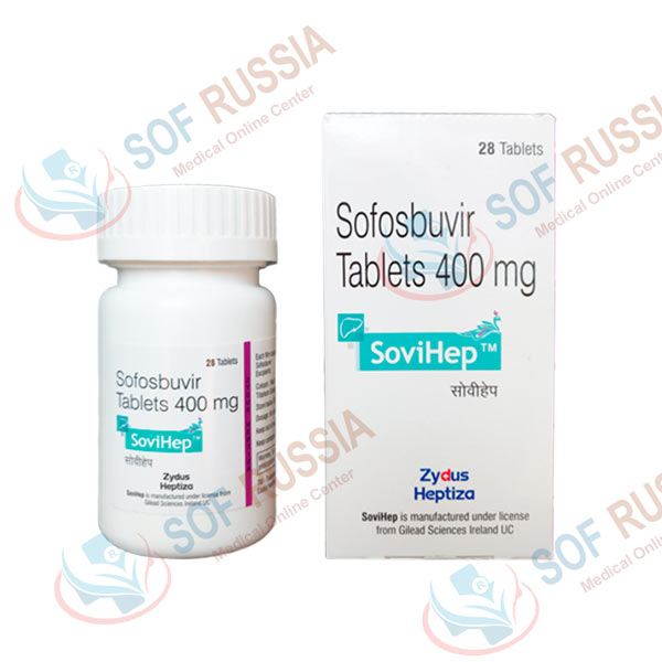 Таблетки Софосбувир Sovihep 400