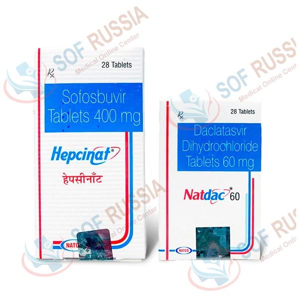 Hepcinat + Natdac Natco Софосбувир и Даклатасвир